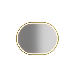 ArtCom LED zrcadlo APOLLO 2 | zlatá 90 x 70 cm obraz