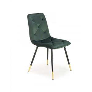 HALMAR Designová židle Nypo tmavě zelená obraz