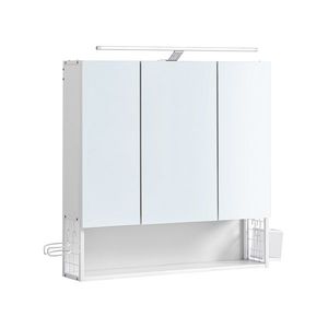 SONGMICS Koupelnová skříňka Emoja bílá obraz