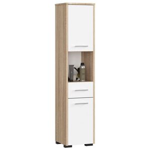 Ak furniture Koupelnová skříňka Fin II 30 cm sonoma/bílá obraz