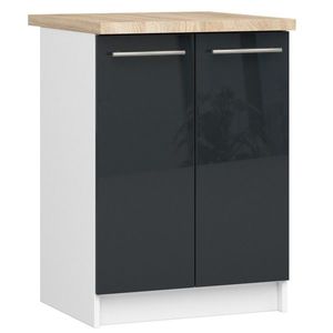 Ak furniture Kuchyňská skříňka Olivie S 60 cm bílá/grafit obraz
