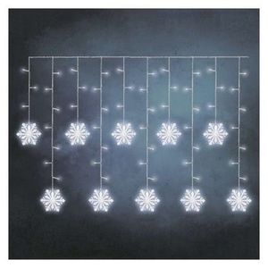 EMOS LED vánoční závěs Heter 135 x 50 cm studená bílá obraz