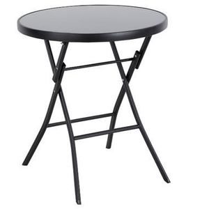 Kontrast Skládací stolek Oasa 60 cm černý obraz