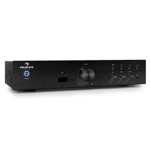 Hi-fi zesilovač Auna AV2-CD508BT, černý, AUX, bluetooth obraz