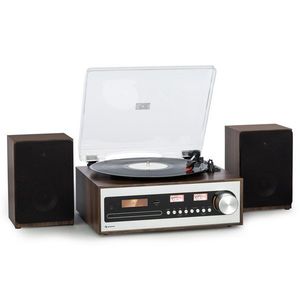 Auna Oxford SE, mini stereo systém, DAB+/FM, BT funkce, vinyl, CD, AUX-In obraz