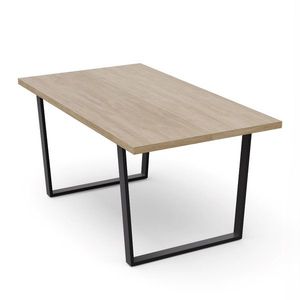 Blumfeldt Bearsdon, jídelní stůl s kovovýma nohama, 160 x 90 cm obraz