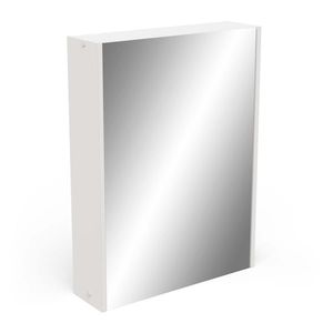 ALVERNA 3, skříňka se zrcadlem, bílá obraz