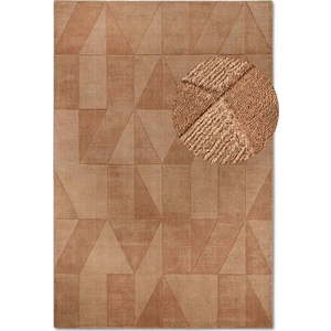 Hnědý ručně tkaný vlněný koberec 80x150 cm Ursule – Villeroy&Boch obraz