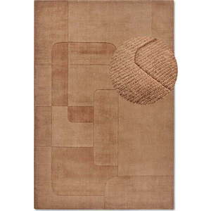 Hnědý ručně tkaný vlněný koberec 190x280 cm Charlotte – Villeroy&Boch obraz