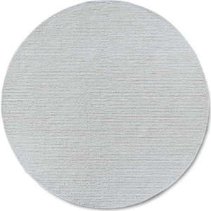 Světle šedý ručně tkaný vlněný kulatý koberec ø 200 cm Francois – Villeroy&Boch obraz