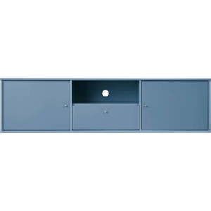 Modrý TV stolek 161x42 cm Mistral – Hammel Furniture obraz