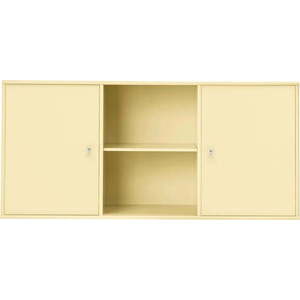 Světle žlutá nízká závěsná komoda 133x61 cm Mistral – Hammel Furniture obraz