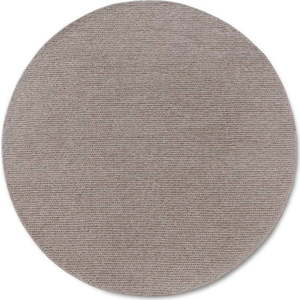 Světle hnědý ručně tkaný vlněný kulatý koberec ø 200 cm Francois – Villeroy&Boch obraz