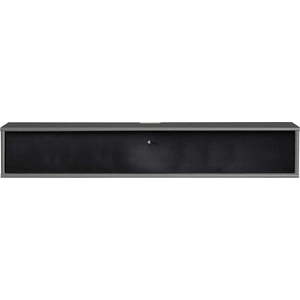Černo-antracitový TV stolek 133x22 cm Mistral – Hammel Furniture obraz