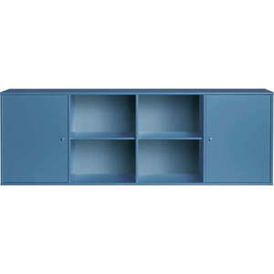 Modrá nízká závěsná komoda 176x61 cm Mistral – Hammel Furniture obraz
