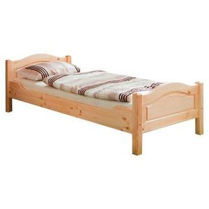 Dřevěná jednolůžková postel Rita, 100 X 200, Přírodní obraz