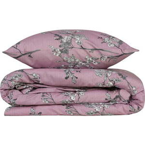 Prodloužené růžové povlečení na dvoulůžko z bavlny Renforcé 240x220 cm Chicory – Mijolnir obraz