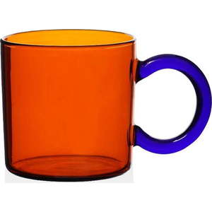 Oranžový skleněný hrnek 300 ml – Hermia obraz