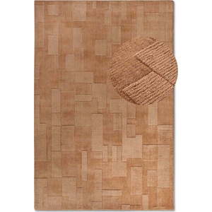 Hnědý ručně tkaný vlněný koberec 80x150 cm Wilhelmine – Villeroy&Boch obraz