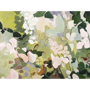 Obraz s ručně malovanými prvky 90x118 cm Green Garden – Malerifabrikken obraz