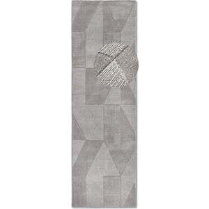 Šedý ručně tkaný vlněný běhoun 80x250 cm Ursule – Villeroy&Boch obraz