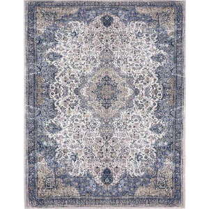 Modro-krémový pratelný bavlněný koberec 80x150 cm Oriental – Conceptum Hypnose obraz