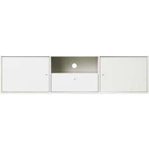 Bílý TV stolek 161x42 cm Mistral – Hammel Furniture obraz