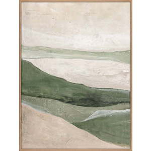 Ručně malovaný obraz 90x120 cm Green Field – Malerifabrikken obraz