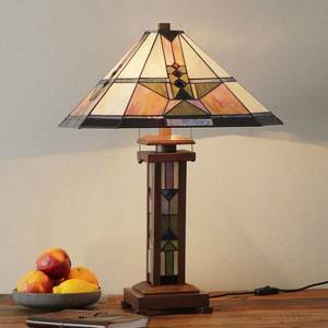 Clayre&Eef Stolní lampa Leondra v Tiffany stylu obraz
