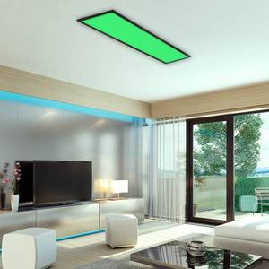 Briloner Barevný LED panel, stmívatelný, RGB, CCT, 100x25cm obraz