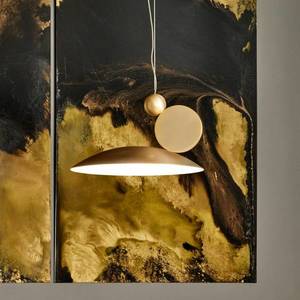 Carpyen Závěsné svítidlo LED Equilibrium, Ø 40 cm, zlatá barva obraz