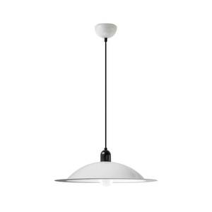Stilnovo Závěsná lampa LED Stilnovo Lampiatta, Ø 50 cm, bílá obraz