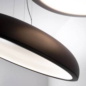 Stilnovo Závěsné svítidlo Stilnovo Reflexio LED, Ø46 cm, černá barva obraz