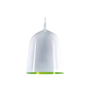 Aluminor Závěsné svítidlo Aluminor Bottle, Ø 28 cm, bílá/zelená obraz