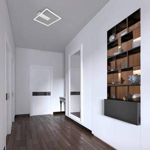 Briloner LED stropní světlo 3771 ve tvaru rámu, hliník obraz