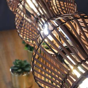 Eco-Light Bambusové závěsné svítidlo, hnědé, 3 světla obraz