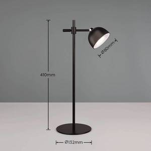 Reality Leuchten Nabíjecí stolní lampa Maxima LED, černá, výška 41 cm, plastová obraz