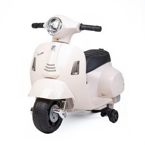 Baby Mix Dětská elektrická motorka Vespa, bílá obraz