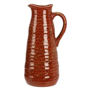 Kameninová váza/džbán Busara 10, 5 x 24 cm, červená obraz