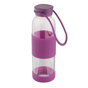 Altom Skleněná láhev na vodu 550 ml, fialová obraz