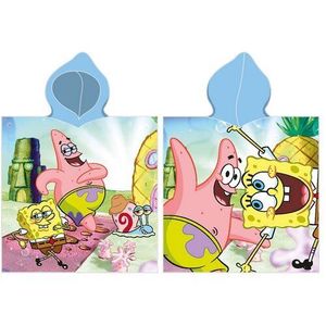 Carbotex Dětské pončo Sponge Bob a Patrick, 55 x 110 cm obraz