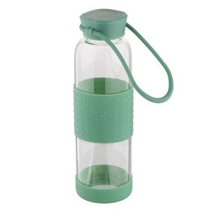 Altom Skleněná láhev na vodu 550 ml, zelená obraz