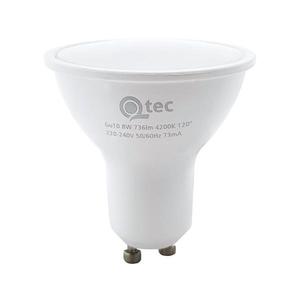 LED Žárovka Qtec GU10/8W/230V 4200K obraz