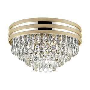 Brilagi Brilagi - LED Křišťálové stropní svítidlo VELURE 5xE14/40W/230V zlatá obraz