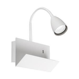 Rabalux Rabalux 71090 - Nástěnná lampa s poličkou TACITO 1xGU10/25W/230V bílá obraz