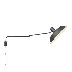 Moderní nástěnná lampa černá nastavitelná - Danielle obraz