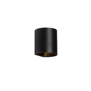 Chytré nástěnné svítidlo černé vč. WiFi G9 - Sabbio obraz