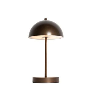 Venkovní stolní lampa tmavě bronzová dobíjecí 3-stupně stmívatelná - Keira obraz