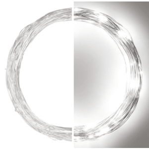 EMOS LED vánoční nano řetěz stříbrný 10m D3AC01 obraz