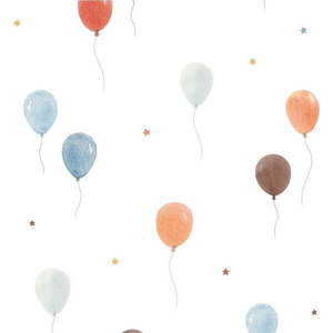 Dětská tapeta 10 m x 50 cm Flying Ballons – Lilipinso obraz